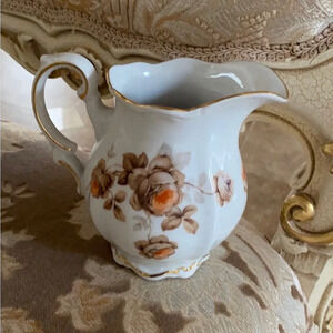 Vintage 1pc Creamer Norway Rose by Mitterteich